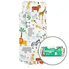 Bloomsbury Mill - Nap Mat for Toddlers and Kids - Pillow, Mat and Blanket Included - Ultimate Sleeping Bags for Nursery, Nap Time, Adventure and Sleepovers - Travel Essentials 135 x 50 cm Safari