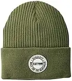 Carhartt Men's Knit Cuffed Craftsman Patch Beanie, Basil, OFA, Basil, One Size