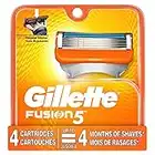 Gillette Fusion5 Men's Razor Blades, 4 Blade Refills