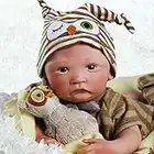 Paradise Galleries Preemie Real Baby Doll That Looks Real Hoot Hoot, 15 inch Reborn Boy Doll, GentleTouch Vinyl & Weighted Body, 6-Piece Gift Set