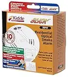 SMOKE ALARM AC MAINS OPTICAL SLICK 2SFW By KIDDE