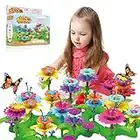 Girls Toys Flower Garden Building Toys for 3 4 5 6 Years Old Girls and Boys Toddlers Kids Gifts for 3+ Years Old Birthday Christmas Building Block Toys for Indoor &Outdoor Education Stem Toys-102PCS