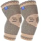 ABYON Copper Elbow Compression Sleeve(1 Pair), Elbow Brace for Tendonitis, Bursitis, Golfers and Tennis Elbow, Arthritis, Breathable and Supportive Arm Sleeves for Men and Women