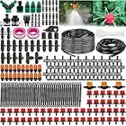 Système d'irrigation Jardin, 340Pcs Kit d'irrigation Goutte, 55m+15m Kit Arrosage Automatique,Kit d'irrigation Goutte à Goutte Système d'irrigation pour Jardin pour Jardin pelouse Serre Plantes